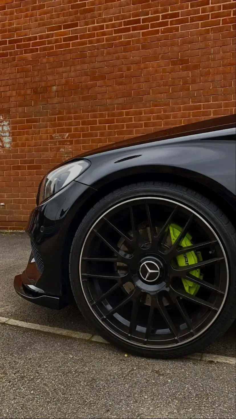 Mercedes-AMG wheel and caliper detail
