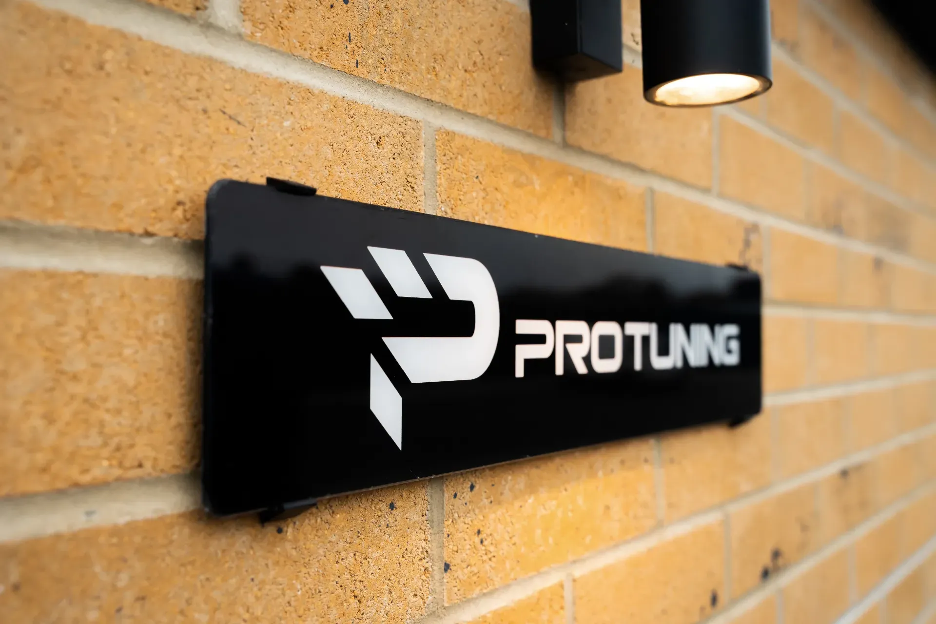 Pro Tuning workshop signage at Churchill Business Park, Bournemouth